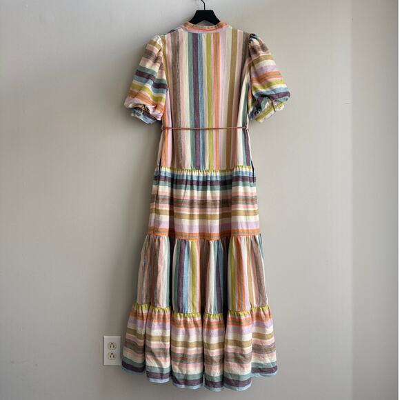 Alemais Multicolor Striped Mini Dress - Picture 5 of 7